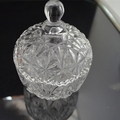 TZ105 喷色圆顶玻璃罐 多用途糖果储物新选择